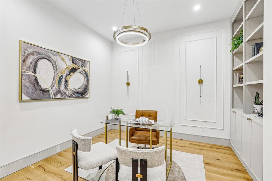Furnished interior view inside a new home in , Trophy Club (Image 34).