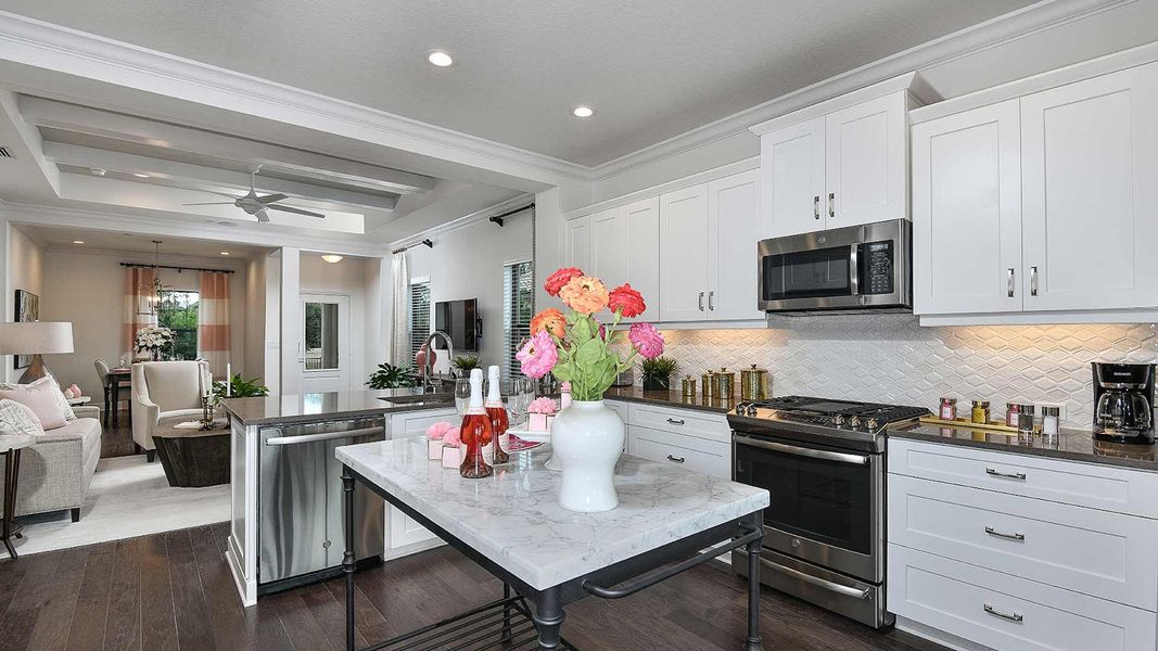 Furnished interior view inside a new home in Windward Real Estate and Homes for Sale in Sarasota, FL - Neal Communities, Sarasota (Image 13).
