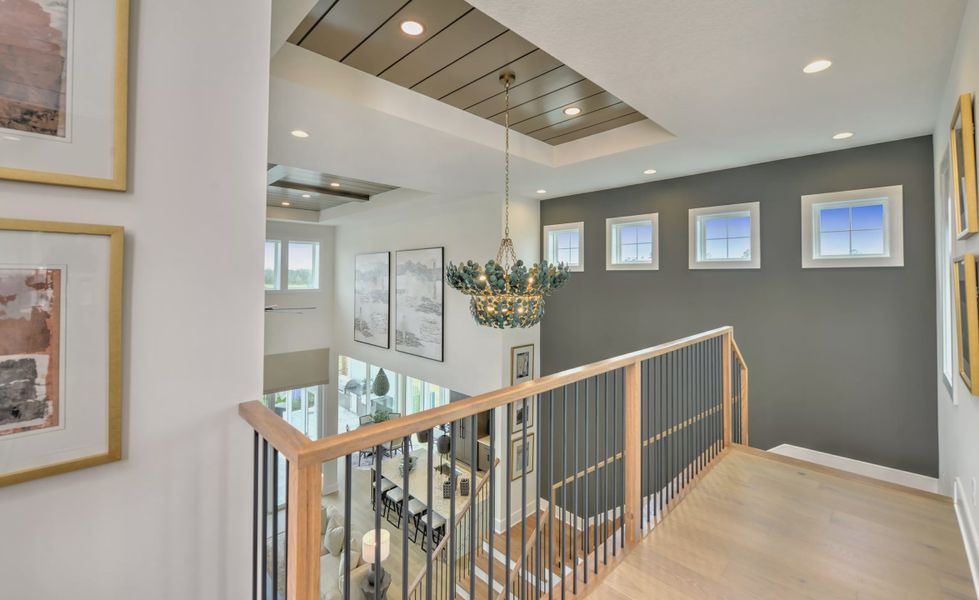 Furnished interior view inside a new home in EverRange, Jacksonville (Image 46).