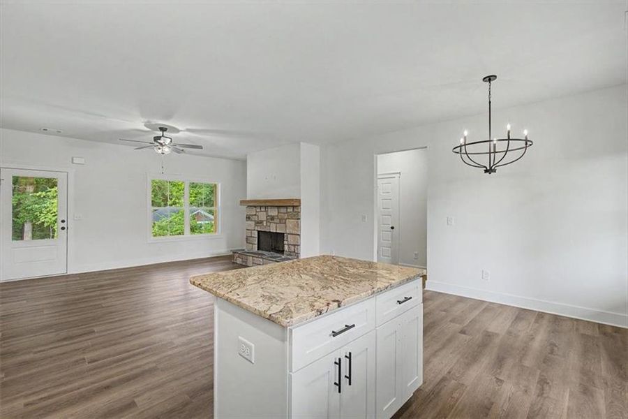 Furnished interior view inside a new home in , Dallas (Image 14). Furnished interior view inside a new home in , Dallas (Image 14).