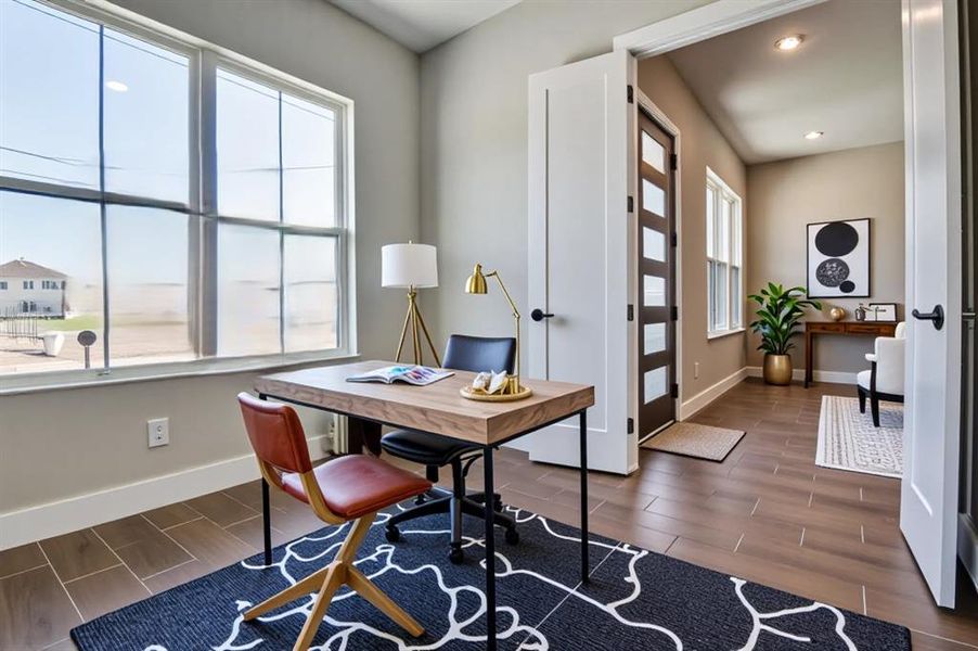 Furnished interior view inside a new home in , Waxahachie (Image 15). Furnished interior view inside a new home in , Waxahachie (Image 15).