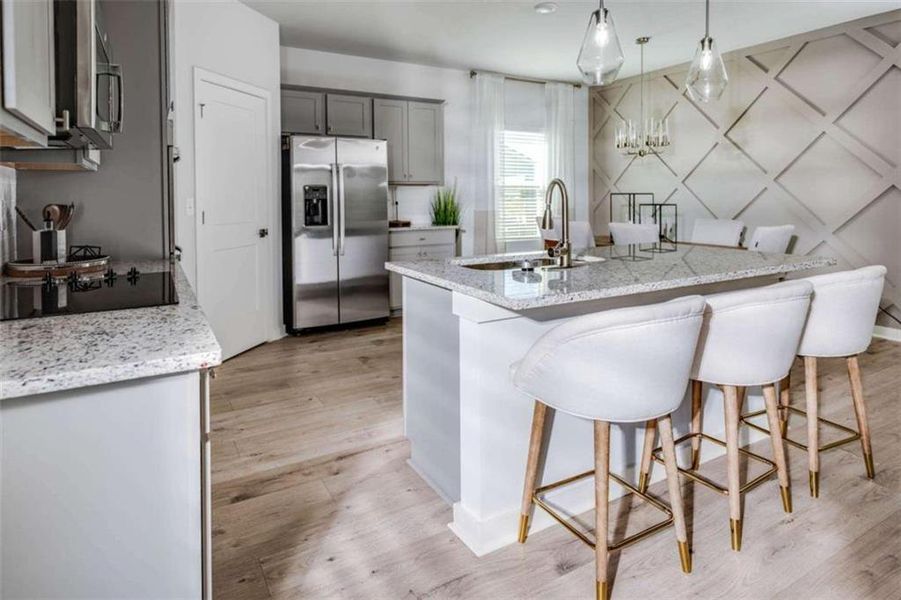 Furnished interior view inside a new home in Southern Hills, McDonough (Image 3).