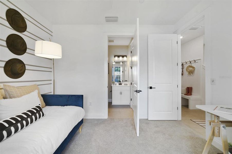 Furnished interior view inside a new home in Vdara, Orlando (Image 13).