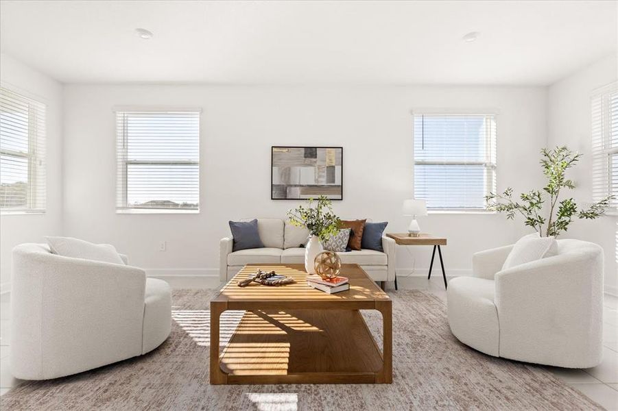 Furnished interior view inside a new home in Dora Parc, Mount Dora (Image 49).