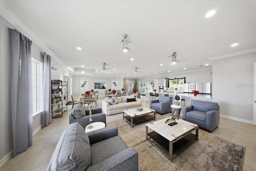 Furnished interior view inside a new home in , Naples (Image 17).