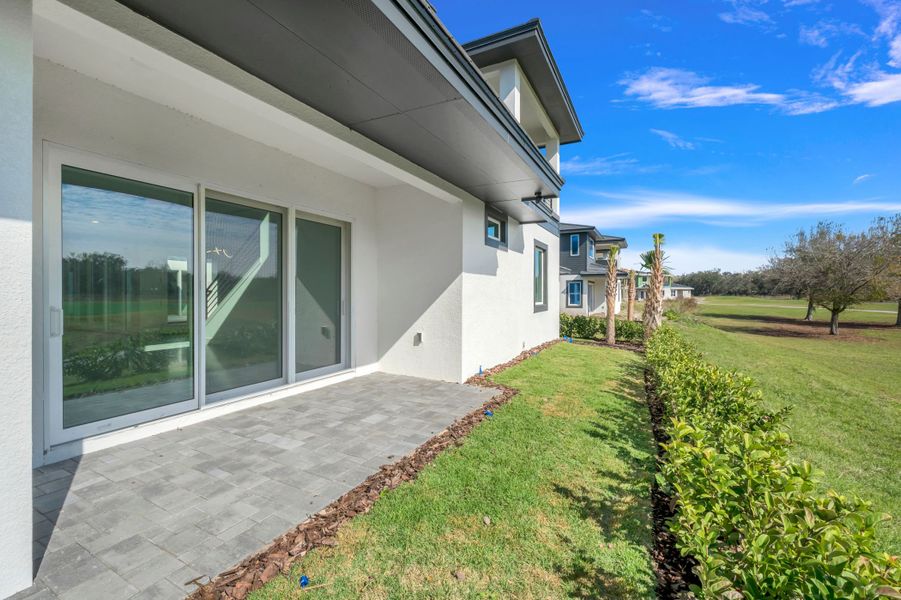 Representative exterior details of a home built from the Courtyard 50 by ABD Development in Hampton Green at Providence, Davenport (Image 37).