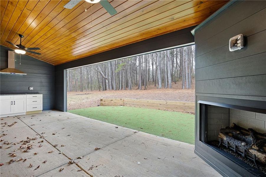 Exterior details and patio area of a home in , Canton (Image 33). Exterior details and patio area of a home in , Canton (Image 33).