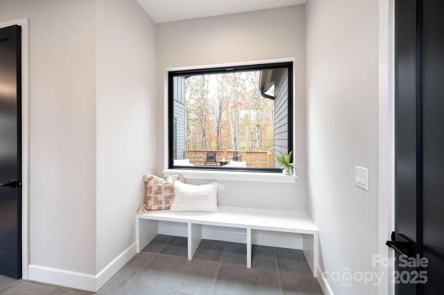 Mudroom Bench Area in Dogtrot Mudroom Bench Area in Dogtrot