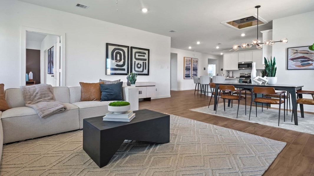 Furnished interior view inside a new home in Evergreen, Rosenberg (Image 14).