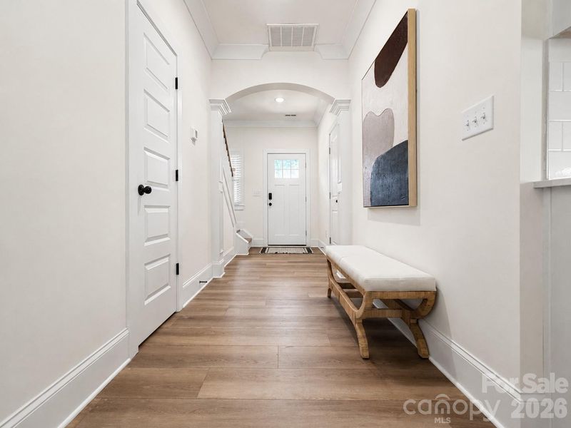Furnished interior view inside a new home in , Charlotte (Image 7). Furnished interior view inside a new home in , Charlotte (Image 7).