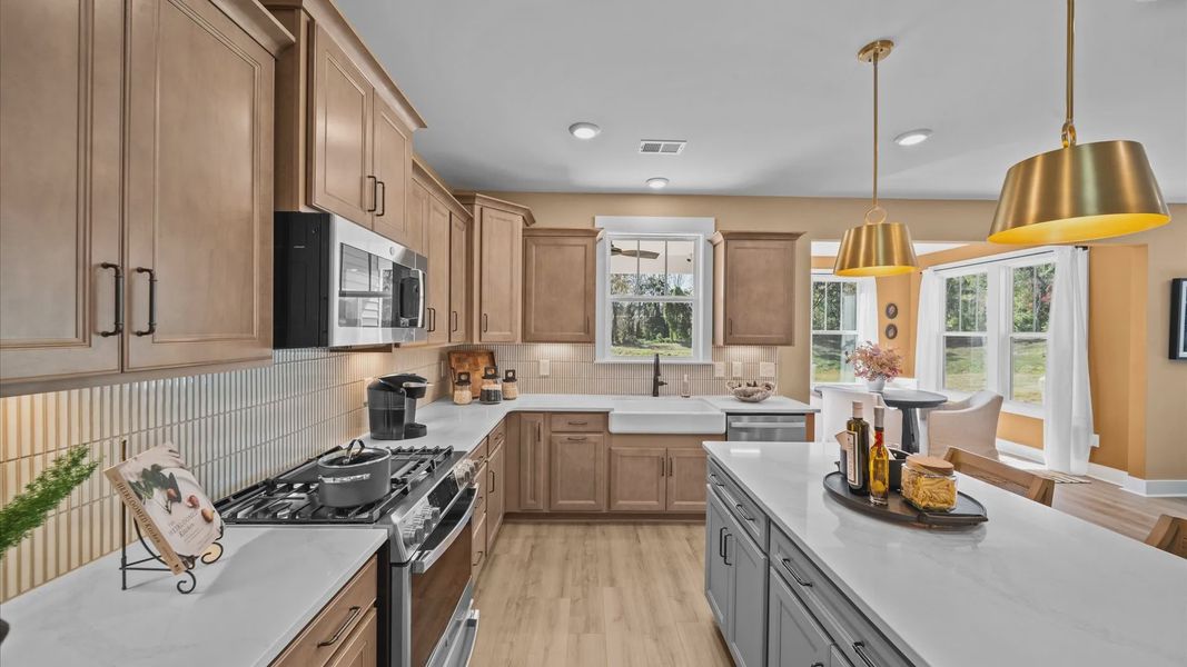 Furnished interior view inside a new home in Foxbank, Gray Court (Image 8).