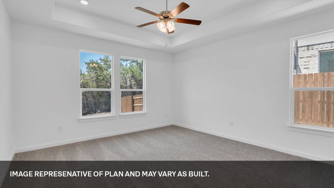 Spacious, unfurnished interior of a new home in Rosenbusch Ranch, Leander (Image 30). Spacious, unfurnished interior of a new home in Rosenbusch Ranch, Leander (Image 30).