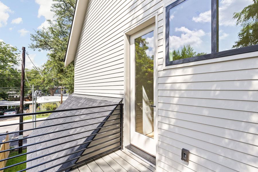 View of wooden terrace View of wooden terrace