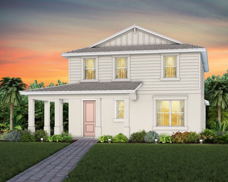 Representative exterior photo of a completed home built from the Mabel II by Pulte Homes in SeaFlower, Bradenton, FL (Image 29). Representative exterior photo of a completed home built from the Mabel II by Pulte Homes in SeaFlower, Bradenton, FL (Image 29).