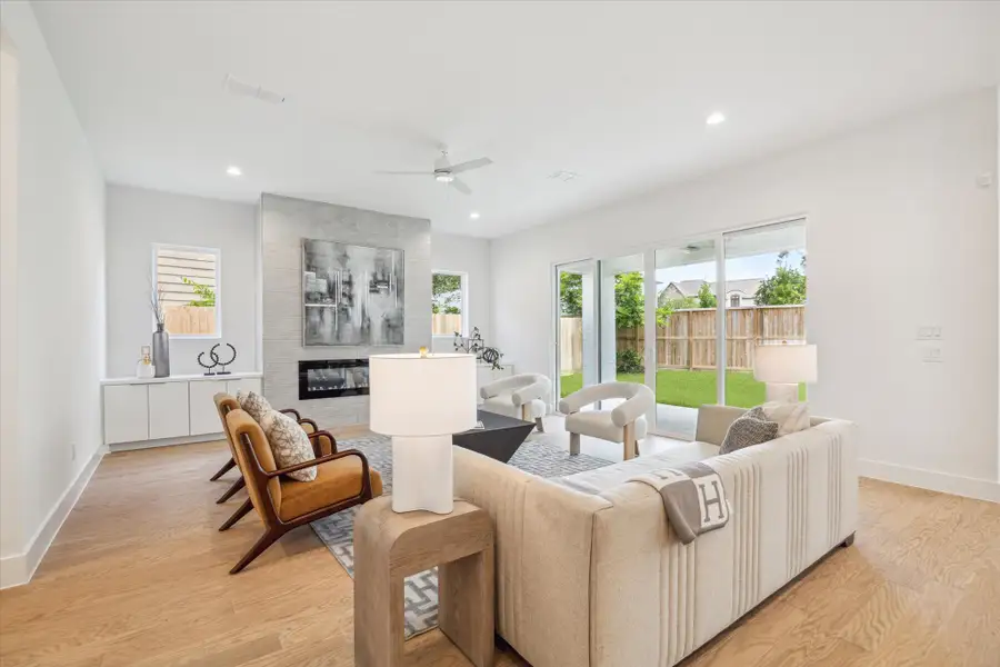 Furnished interior view inside a new home in , Houston (Image 12). Furnished interior view inside a new home in , Houston (Image 12).