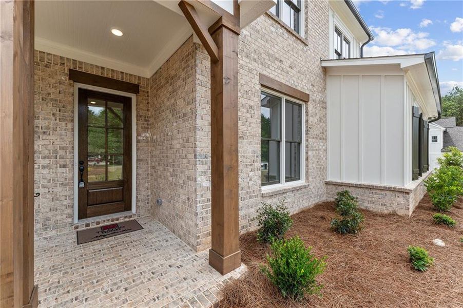 Exterior details and patio area of a home in Lanesborough, Marietta (Image 3).