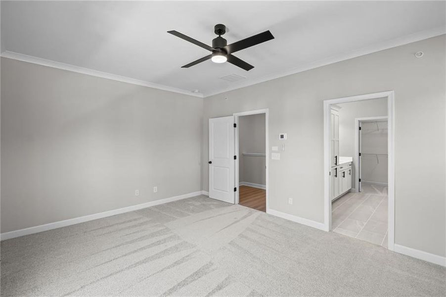 Spacious, unfurnished interior of a new home in The Village at River Green, Canton (Image 21).