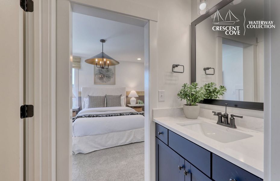 Representative furnished interior of a home built from the Vanderbilt - Waterway Collection by Pulte Homes in Crescent Cove, Myrtle Beach (Image 15).