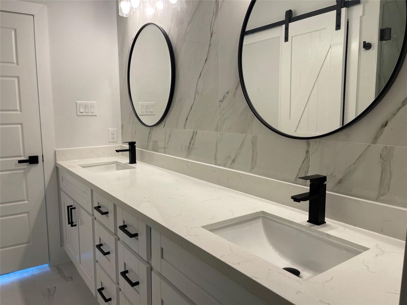 Furnished interior view inside a new home in , Houston (Image 28).