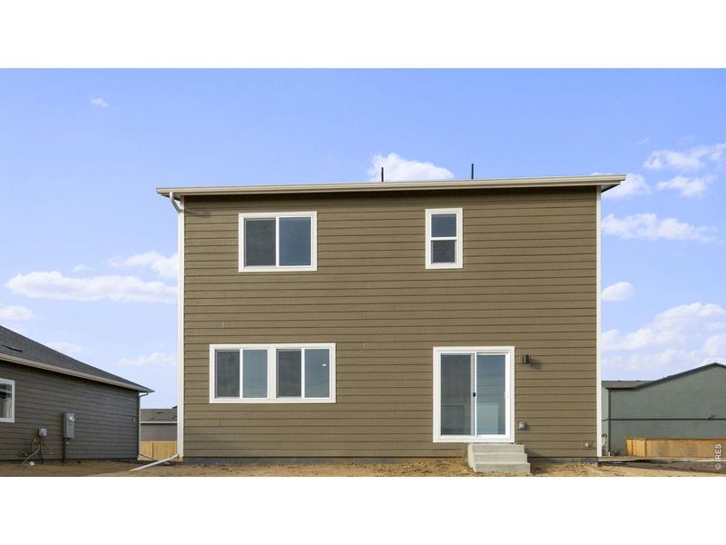 Exterior details and patio area of a home in Granary, Johnstown (Image 3).