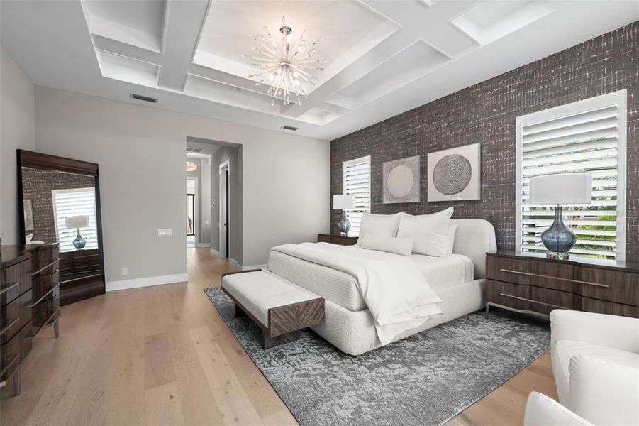 Furnished interior view inside a new home in , Parrish (Image 13).