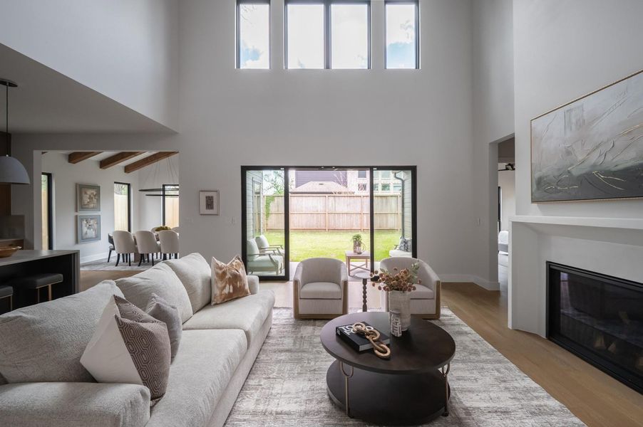 Furnished interior view inside a new home in , Houston (Image 15).