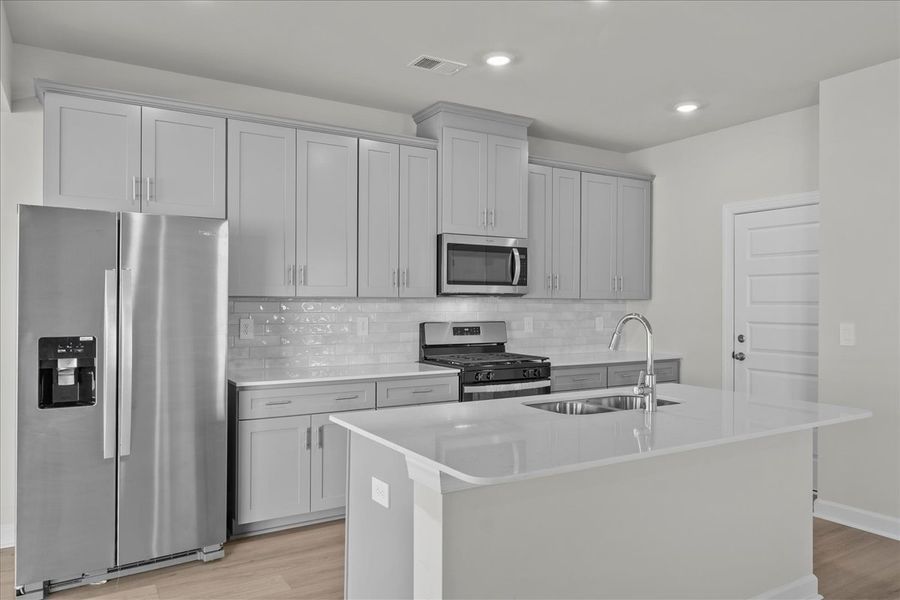 Furnished interior view inside a new home in Creek Ridge - Heritage Collection, Spartanburg (Image 5).