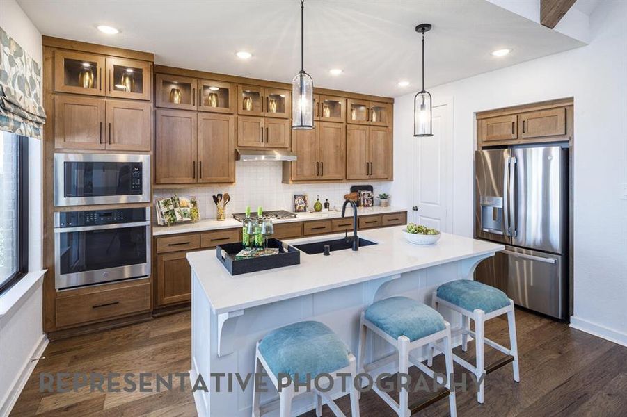 Furnished interior view inside a new home in Sonoma Verde, McLendon-Chisholm (Image 7).