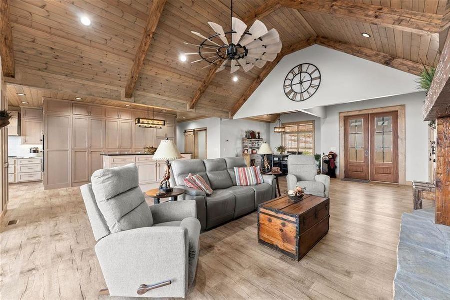 Furnished interior view inside a new home in , Cleveland (Image 10).
