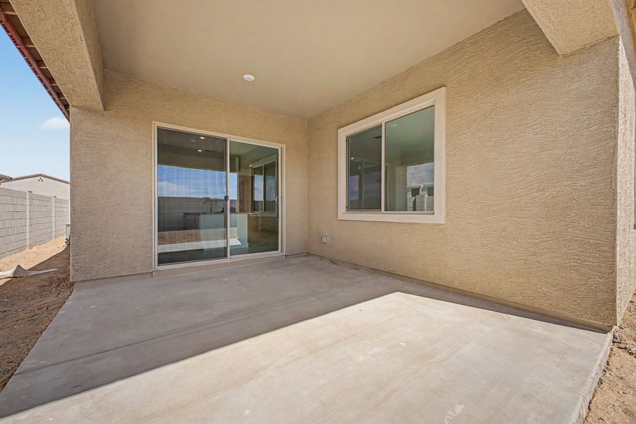 Exterior details and patio area of a home in Frontera, Surprise (Image 2). Exterior details and patio area of a home in Frontera, Surprise (Image 2).