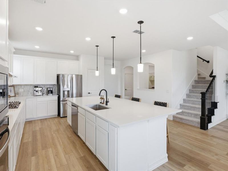 Furnished interior view inside a new home in , McKinney (Image 10).