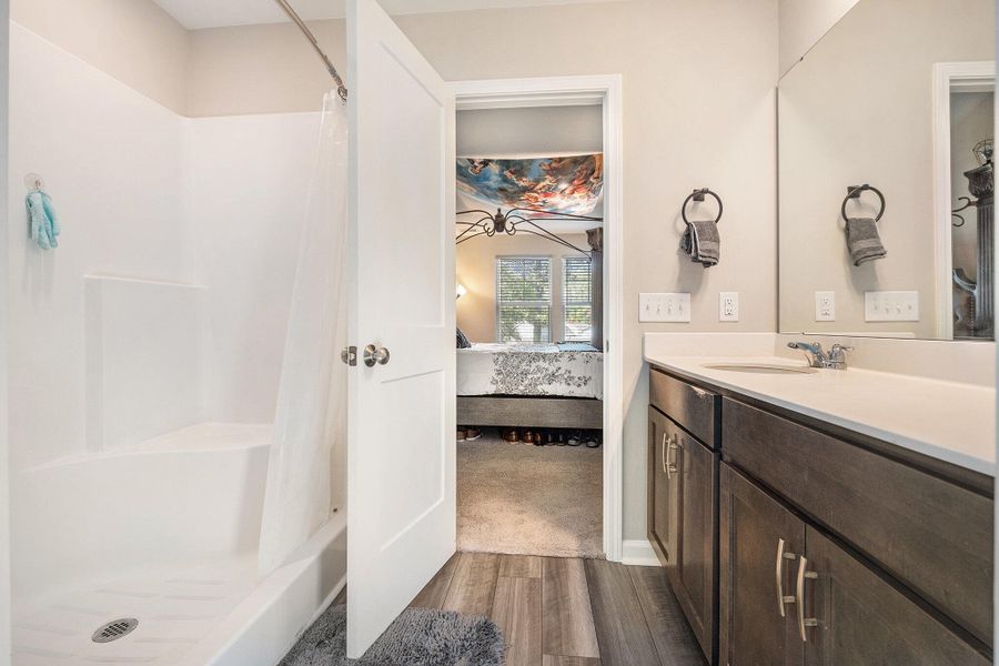 Furnished interior view inside a new home in , North Charleston (Image 8).