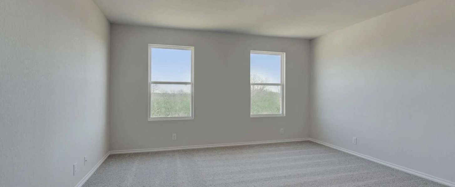 Representative unfurnished interior of a home built from the Placid by Ashton Woods in Hennersby Hollow, San Antonio (Image 16).