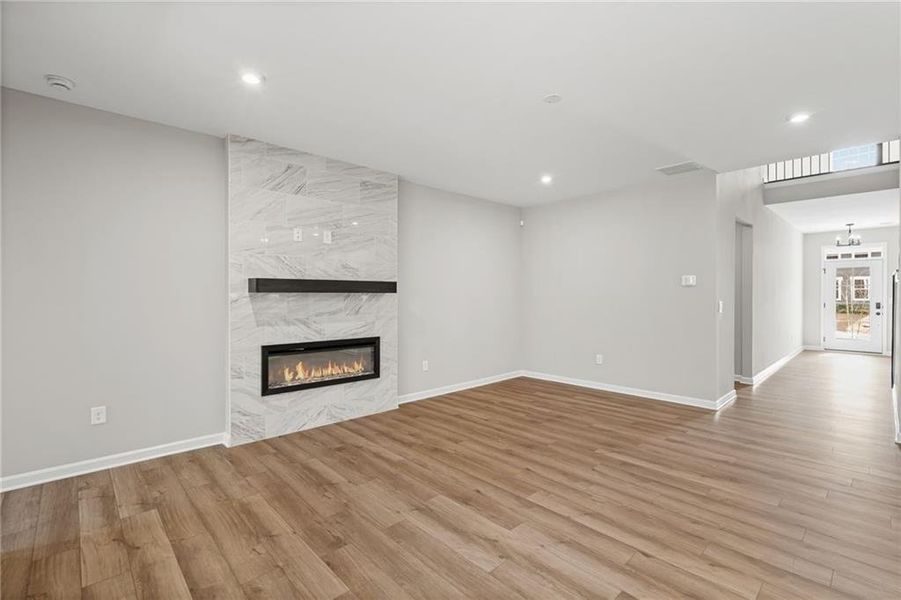 Spacious, unfurnished interior of a new home in The Reserve At Liberty Park, Braselton (Image 18).