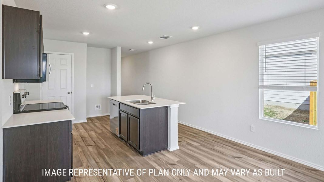 Furnished interior view inside a new home in The Villages at Schwertner Ranch, Jarrell (Image 4).