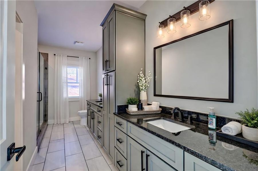 Furnished interior view inside a new home in , Hiawassee (Image 35).