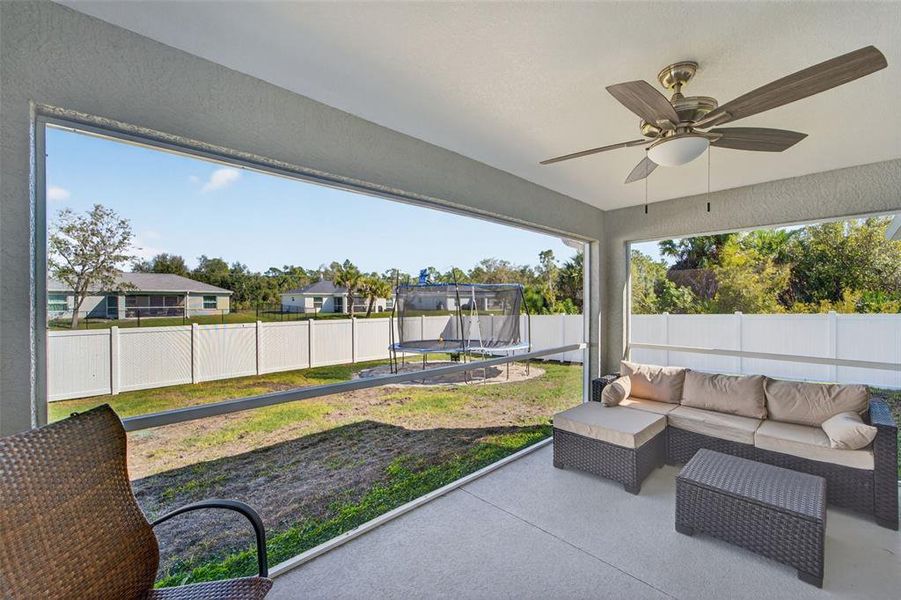 Exterior details and patio area of a home in , North Port (Image 4).