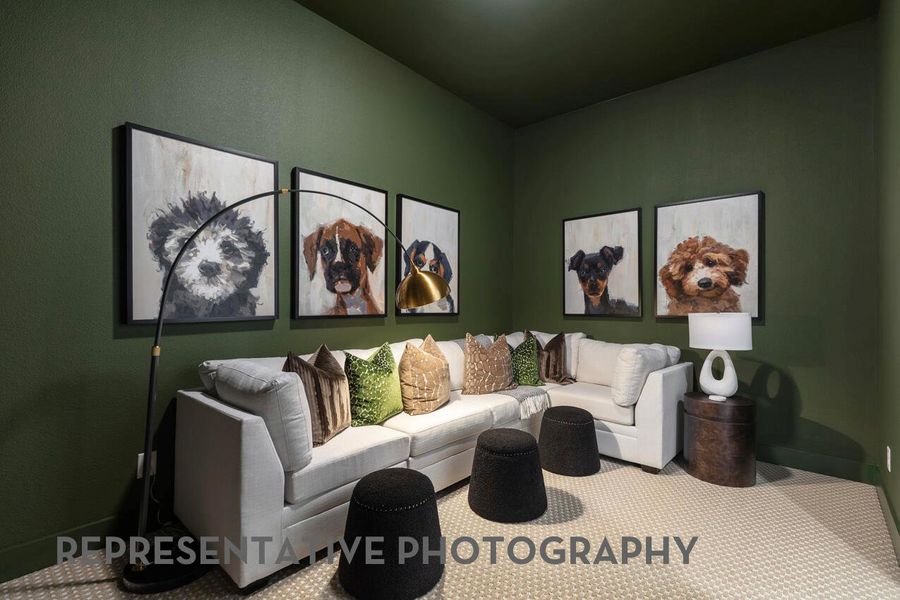 Furnished interior view inside a new home in Flora, Hutto (Image 8).