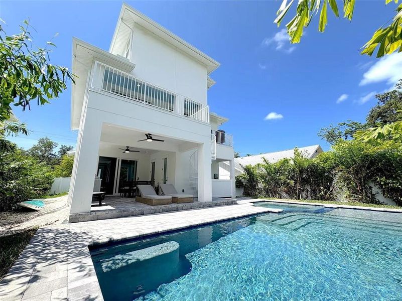 Exterior details and patio area of a home in , Sarasota (Image 23).