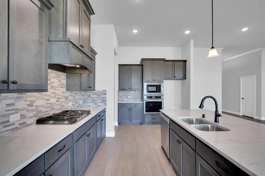 Furnished interior in a model home at Levante in Waxahachie (Image 9).