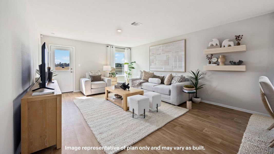Representative furnished interior of a home built from the Elk by D.R. Horton in Deer Meadows, Odessa (Image 14).