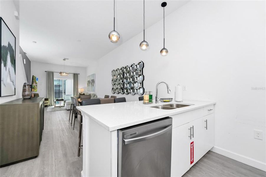 Furnished interior view inside a new home in , Davenport (Image 17).