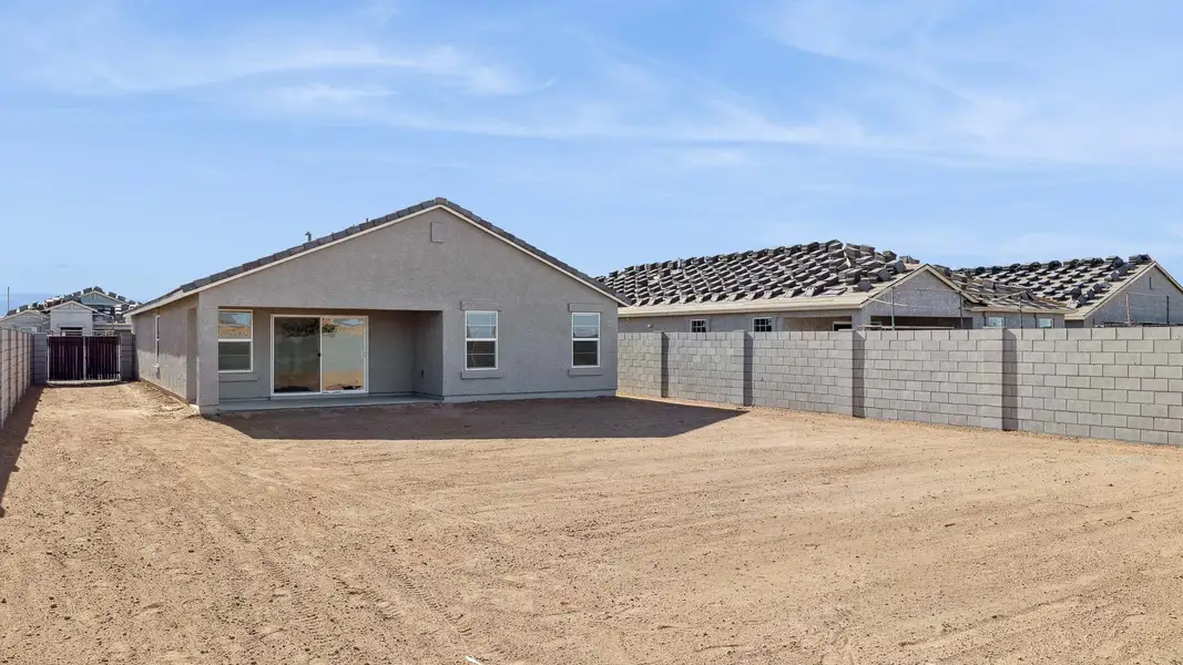 Exterior details and patio area of a home in Remington, Buckeye (Image 3).