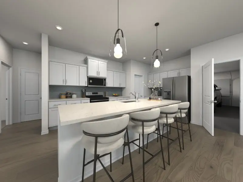 Furnished interior view inside a new home in Greystone - Ridge Series, Smyrna (Image 3).