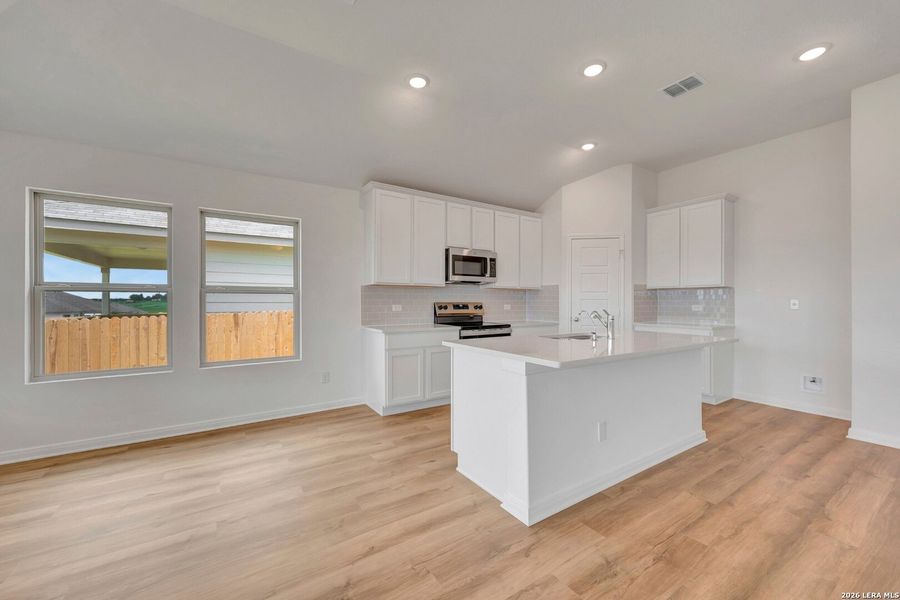 Furnished interior view inside a new home in Greenspoint Heights, Seguin (Image 10).