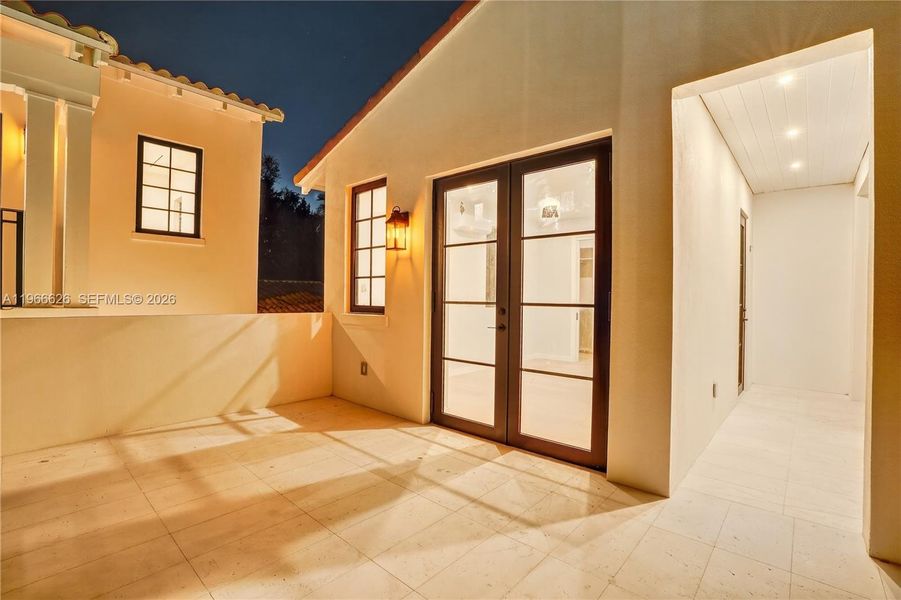 Exterior details and patio area of a home in , Coral Gables (Image 22).