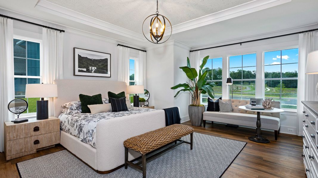 Representative furnished interior of a home built from the The Inspire by DRB Elevate. in Brook Run, Fort Mill (Image 12).