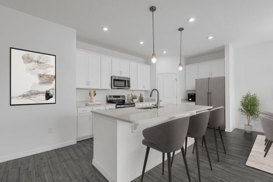 Furnished interior view inside a new home in Avalon Park Tavares Single Family Homes, Tavares (Image 3).