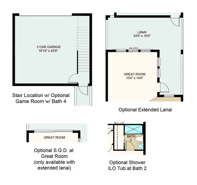 2D floor plan layout of this home in Harvest at Ovation, Winter Garden, FL (Image 3). 2D floor plan layout of this home in Harvest at Ovation, Winter Garden, FL (Image 3).