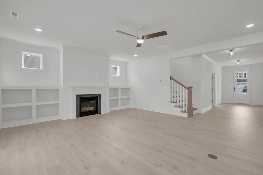 Representative unfurnished interior of a home built from the The Hampton by RobuckHomes in Windwater, Hampstead (Image 54).